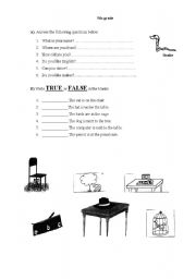 English worksheet: General exercise for 4,5 and 6th grades.