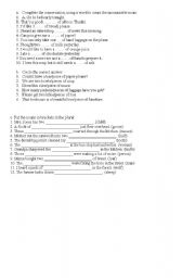 English worksheet: nouns