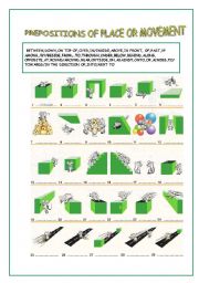 PREPOSITION OF PLACE OR MOVEMENT