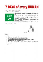 English Worksheet: seven stages of a man #7