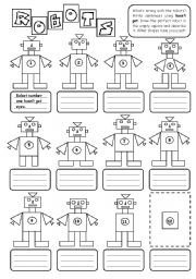 English Worksheet: Robots (2)