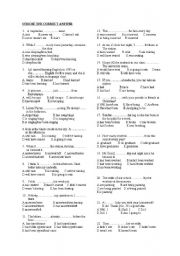 English Worksheet: worksheet