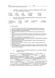 English Worksheet: Romeo and Juliet Act I