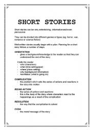 English Worksheet: Intro to Short Stories