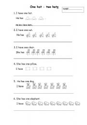 English worksheet: simple plural nouns