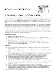 English Worksheet: Procedures 