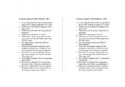 English Worksheet: Why should we study films?
