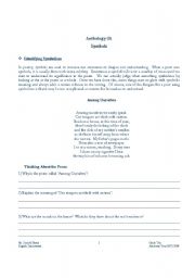 English worksheet: Symbols