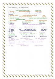 English Worksheet: Past Simple/Past Continuous