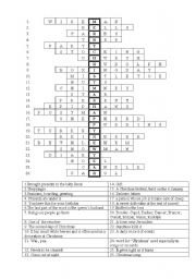 English worksheet: christmas puzzle