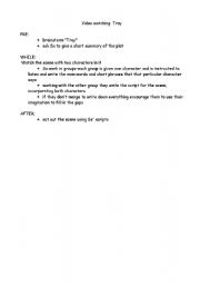 English worksheet: Video watching - Troy