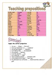 English Worksheet: 13 pages How to teach prepositions KEY provided