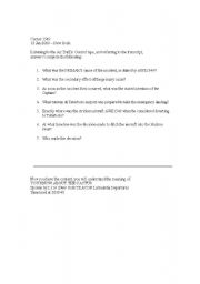 English worksheet: Cactus1549 - Hudson River ditching on 15 Jan 2009