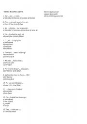 English Worksheet: present perfect