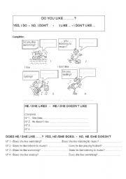 English Worksheet: LIKE