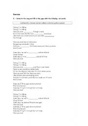 English Worksheet: song present perfect