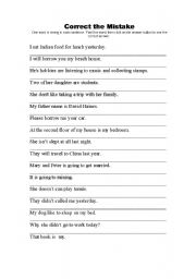 English worksheet: 