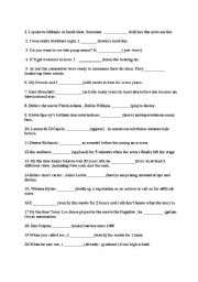 English Worksheet: perferct exercise for present perfect tense
