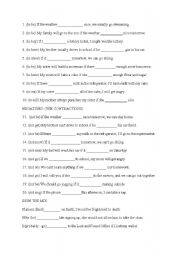 English Worksheet: conditionals (if clauses) worksheet
