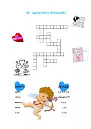 ST. VALENTINES CROSSWORD