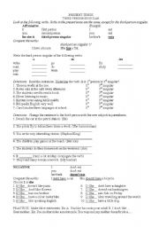 English Worksheet: Third person singular -s Introduction