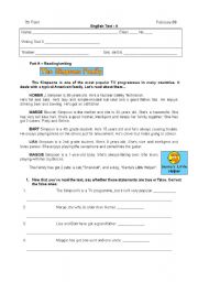 English Worksheet: worksheet