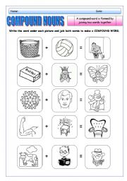 COMPOUNDS NOUNS 1