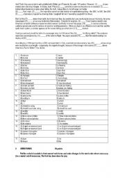 English Worksheet: test