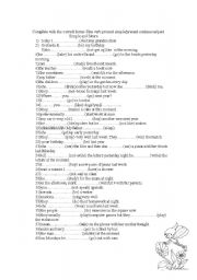 English Worksheet: grammar