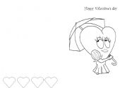 English Worksheet: Valentines Card