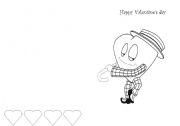 English Worksheet: Valentines card