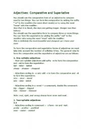 English Worksheet: THE ADJETIVES