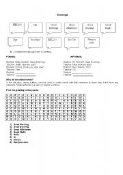 English worksheet: Beginner exercises