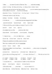 English Worksheet: test