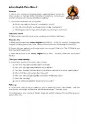 English Worksheet: Johnny English Video Class Worksheet 3 of 3