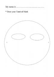 English Worksheet: carnival