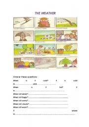 English Worksheet: THE WEATHER