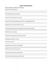 English worksheet: Microsoft Training with David Brent (The Office) - Part 1