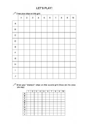 English Worksheet: Lets play battleship!