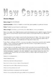 English worksheet: Mew Careers