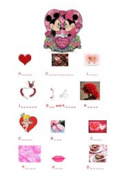 English Worksheet: VALENTINES  DAY