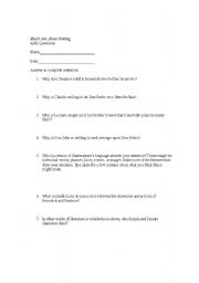 English worksheet: 