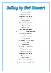 English worksheet: SAILING by Rod Stewart