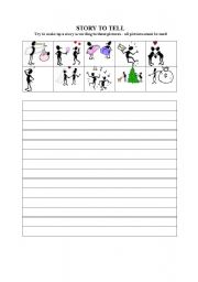 English worksheet: Make up a story