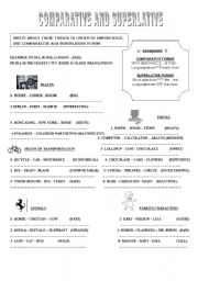 comparative and superlative forms