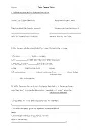 English worksheet: Testpaper - Passive voice