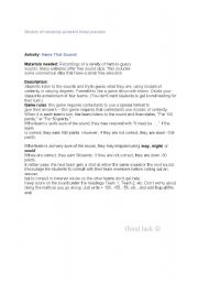 English worksheet: modals of certainty (present time)