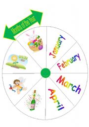 English Worksheet: Months of the year_Part one