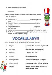 English Worksheet: comparatives, superlatives(part 2)