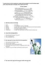English Worksheet: Immigration in the USA